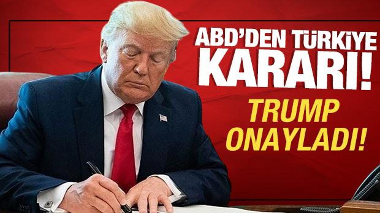 ABD’den Türkiye’ye yüzde 15 gümrük vergisi! Trump onayladı