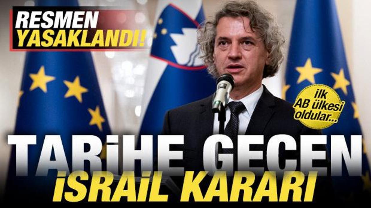 Bir ülkeden tarihe geçen İsrail kararı! Resmen yasaklandı! İlk AB ülkesi oldular…