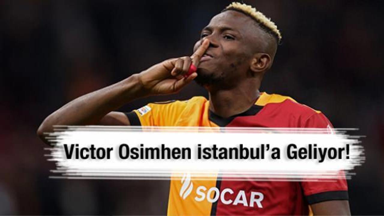 Victor Osimhen İstanbul’a geliyor: Osimhen için uçak takip kodu paylaşıldı!